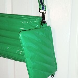 THINK ROYLN Green Quilted Bag Set
